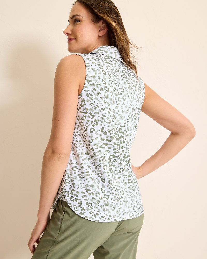 Aubrey Leopard Leisure IslandZone® Polo