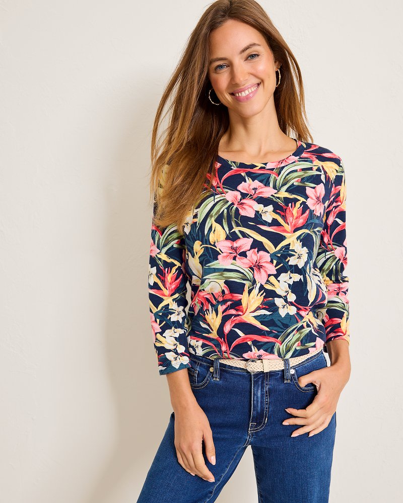 Ashby Isles Flora Amora 3/4-Sleeve T-Shirt