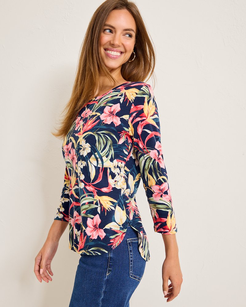 Ashby Isles Flora Amora 3/4-Sleeve T-Shirt