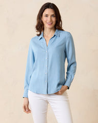 Chambray All Day Long-Sleeve Shirt