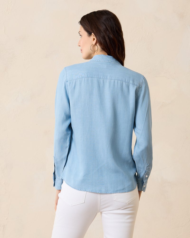 Chambray All Day Long-Sleeve Shirt