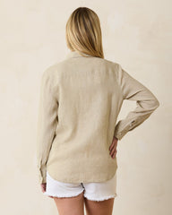 Coastalina Utility Linen Shirt