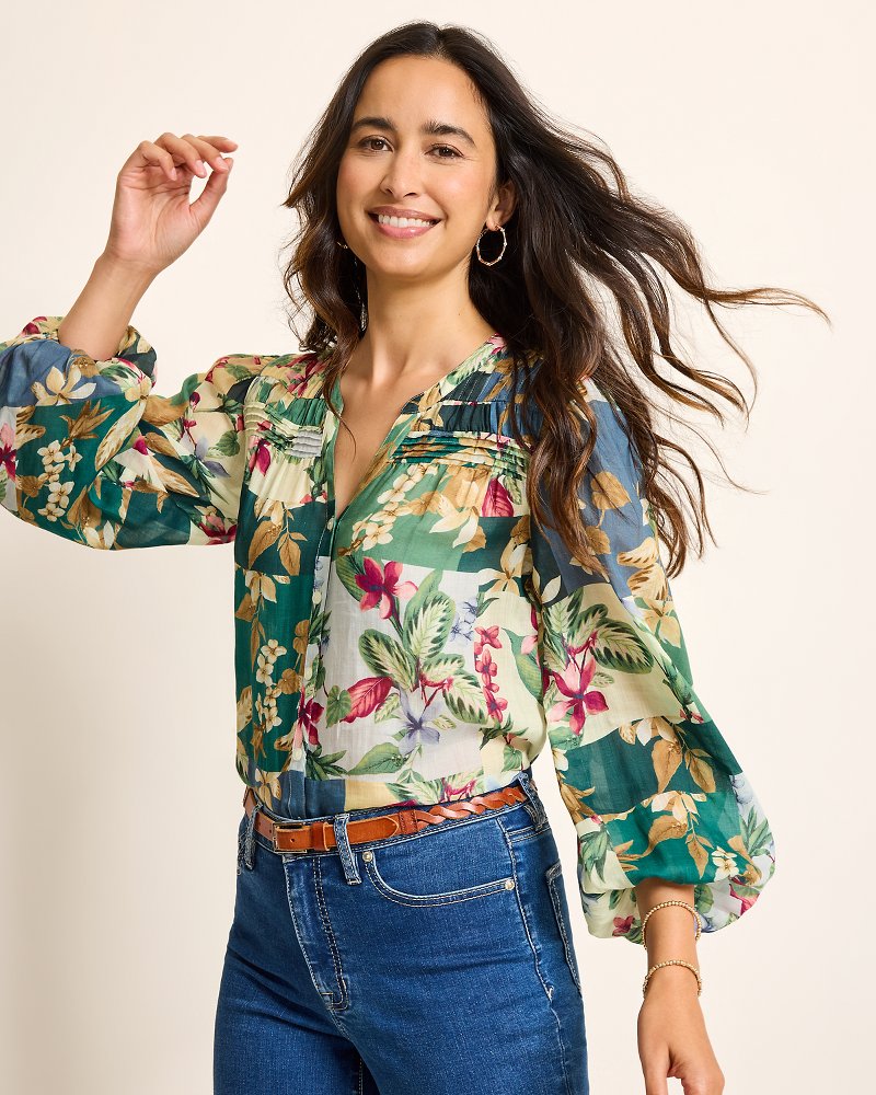 Hightide Flora Pintuck Blouse