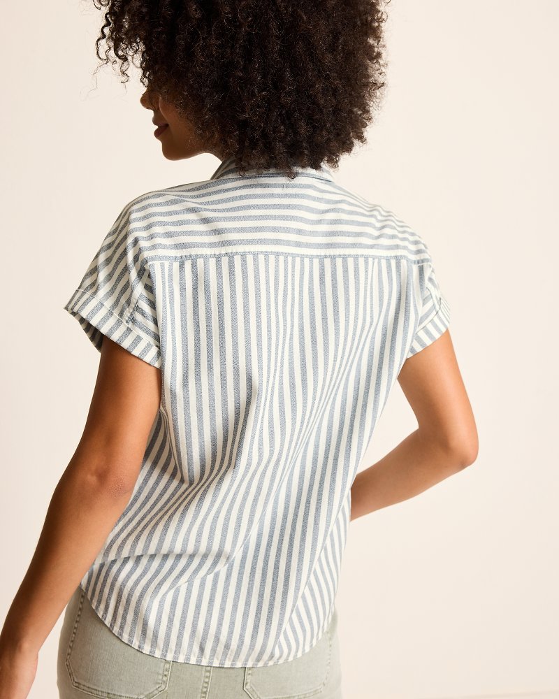 Seaway Stripe Coastal Twill Shirt