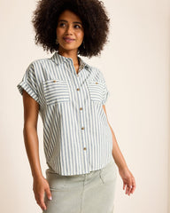 Seaway Stripe Coastal Twill Shirt