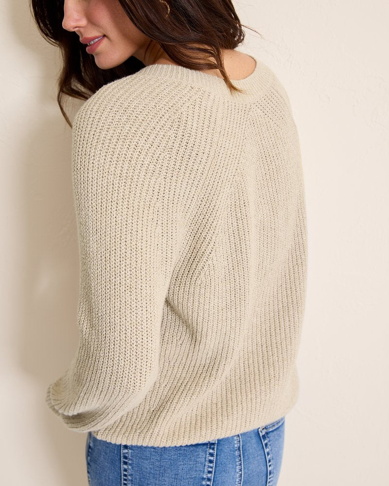 Breezy Beach Crew Sweater