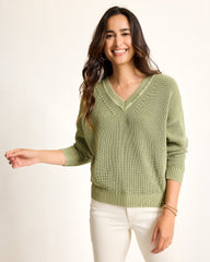 Salt Wash V-Neck Sweater