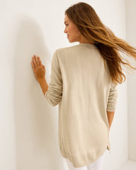 Addison Beach Linen-Blend Cardigan