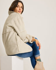 Reversible Faux Shearling Coat