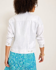 Two Palms Shimmer Linen Jacket
