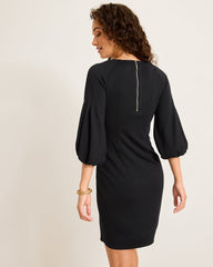Darcy Balloon-Sleeve Dress