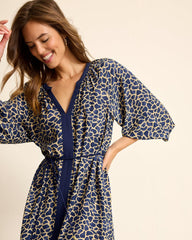 Safari Spots Midi Dress