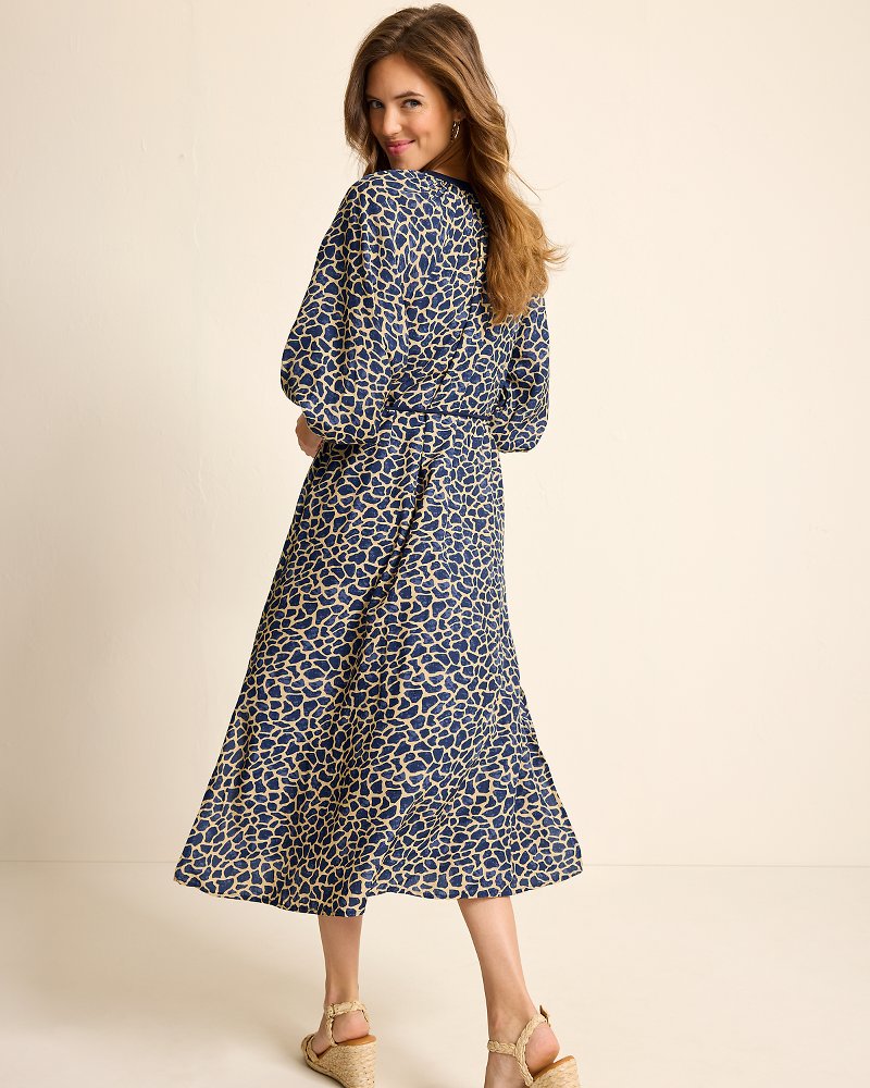 Safari Spots Midi Dress