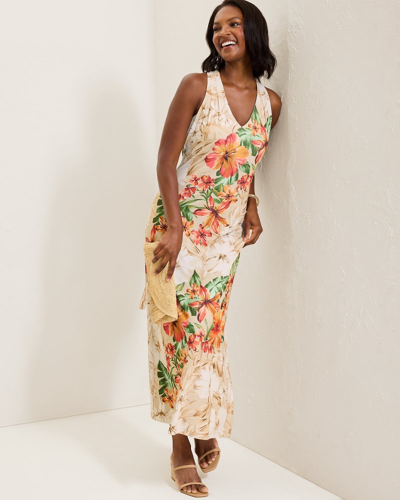 Sandy Solar Bloom Maxi Dress