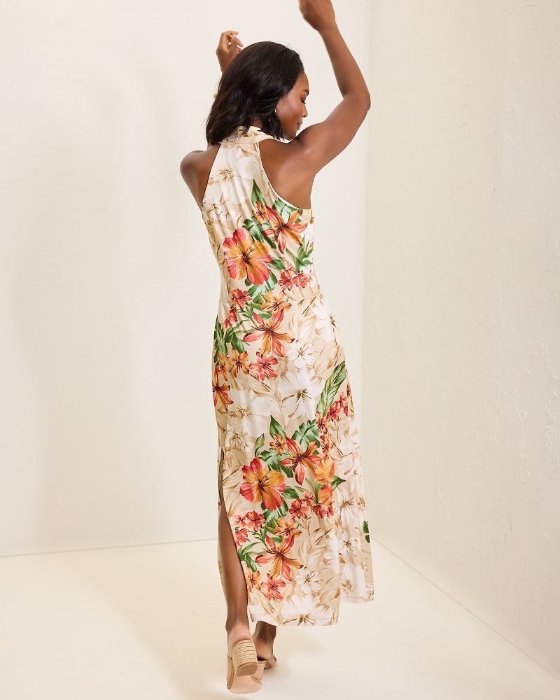 Sandy Solar Bloom Maxi Dress