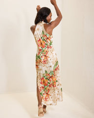 Sandy Solar Bloom Maxi Dress