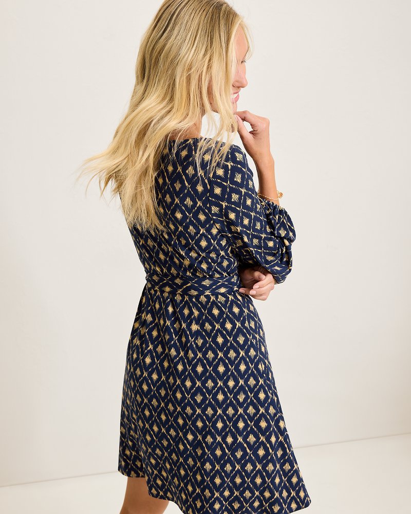 Diamond Cay Long-Sleeve Dress
