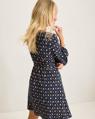 Diamond Cay Long-Sleeve Dress