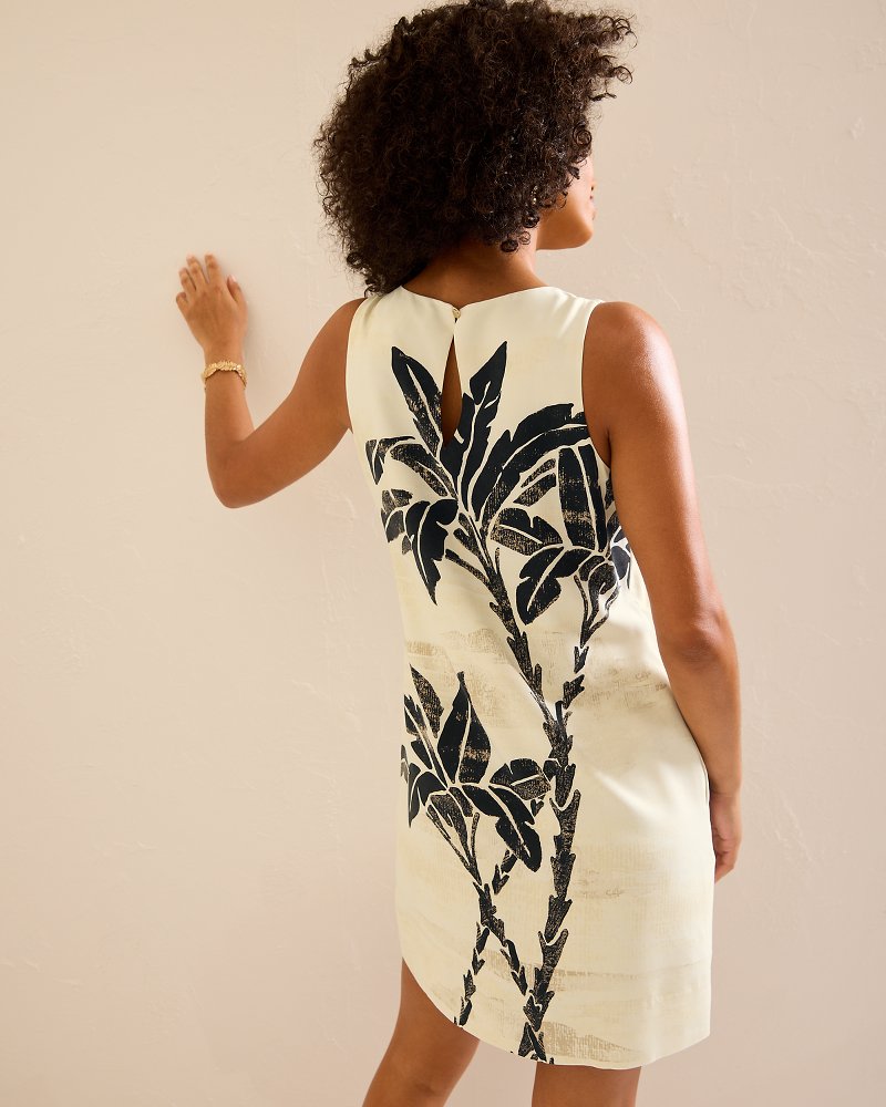 Peninsula Palms Silk Shift Dress
