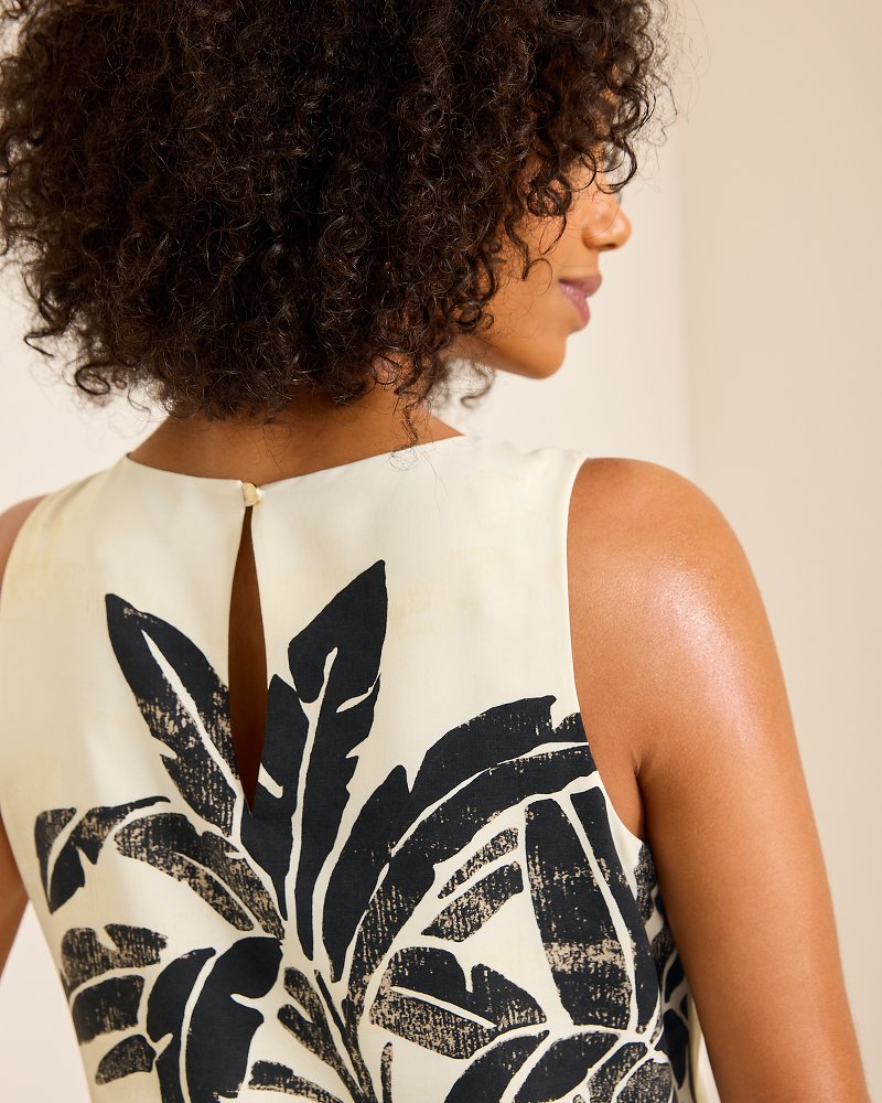 Peninsula Palms Silk Shift Dress