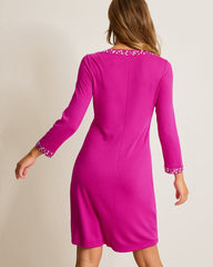 Darcy Embellished V-Neck Dress