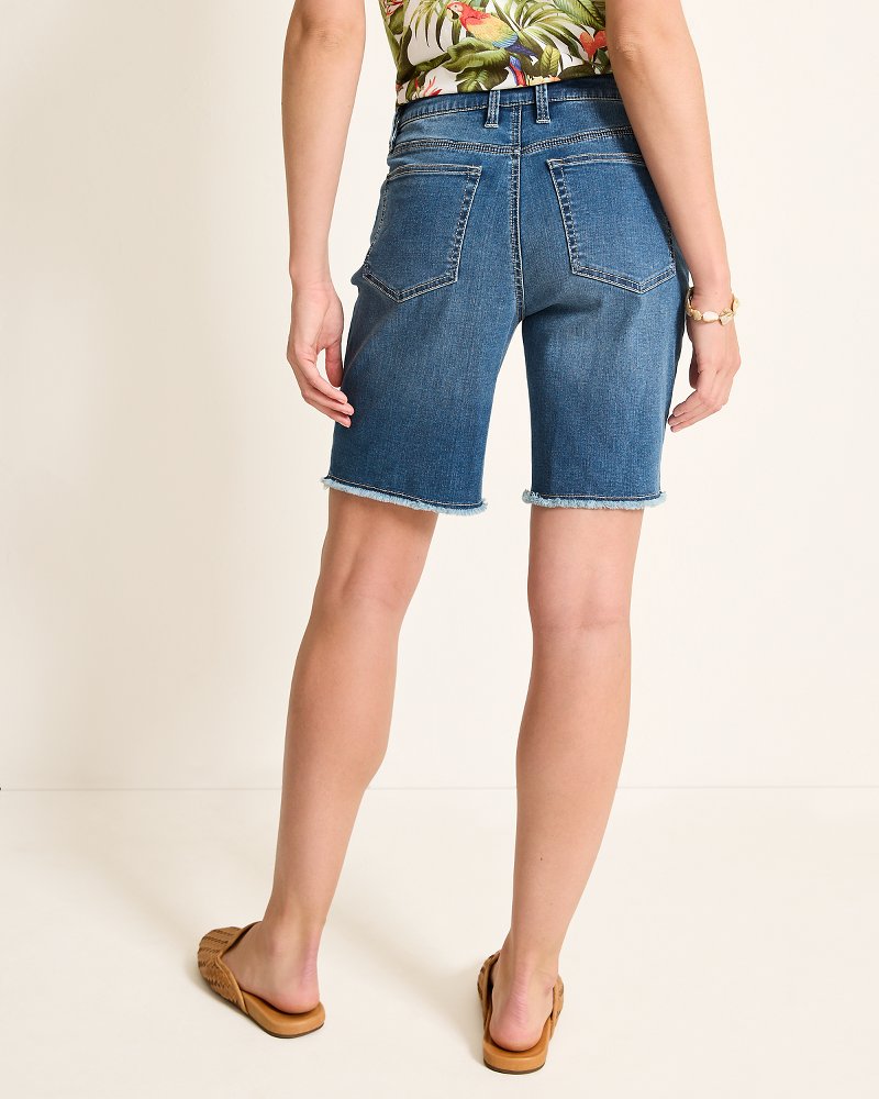 Cut-Off Bermuda Denim Shorts