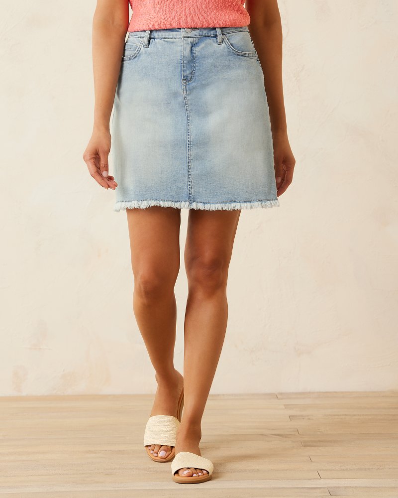 Boracay® Indigo Raw-Edge Skirt