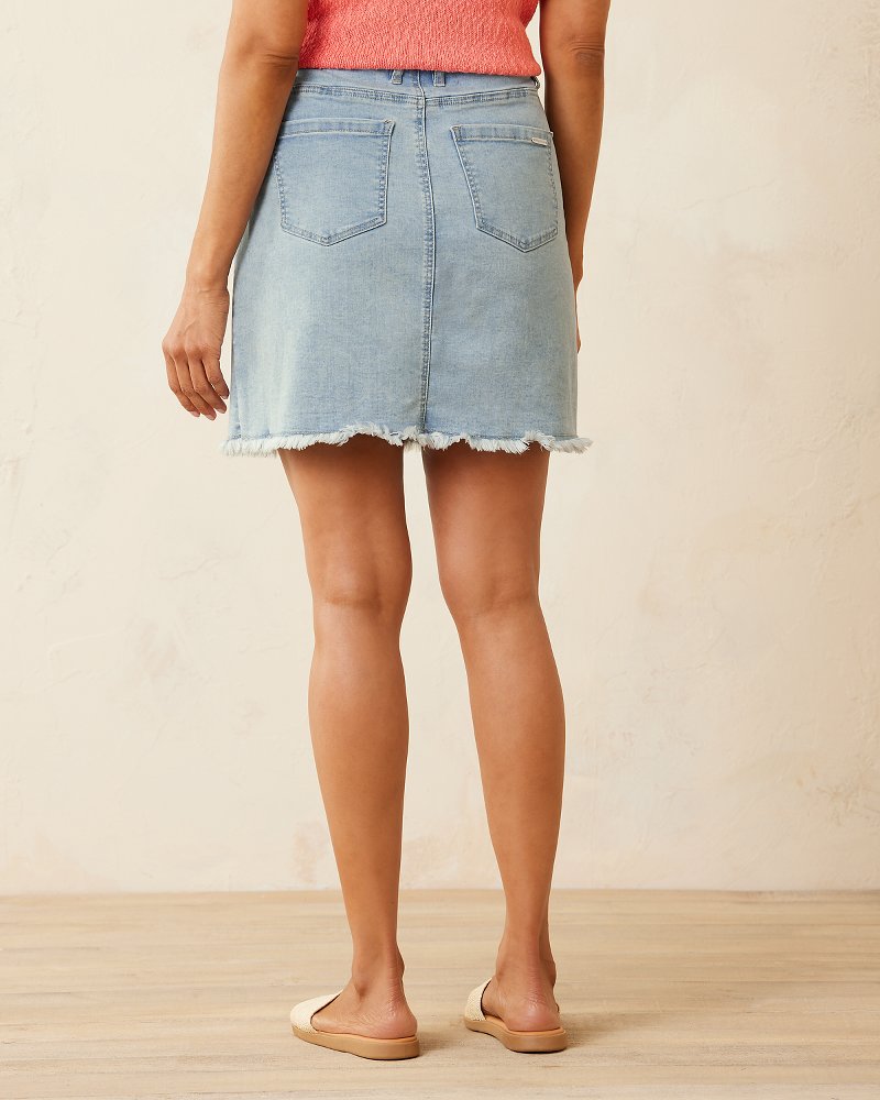 Boracay® Indigo Raw-Edge Skirt