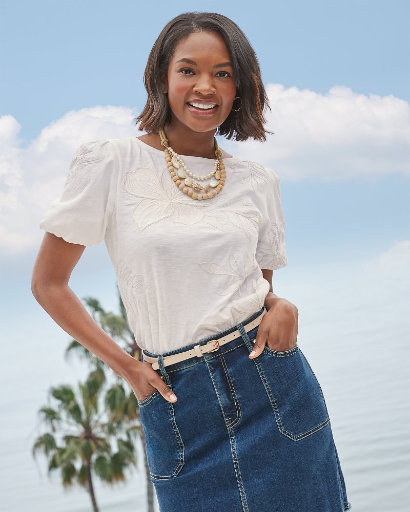Utility Denim Skirt