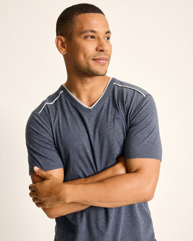Jersey Short-Sleeve V-Neck T-Shirt