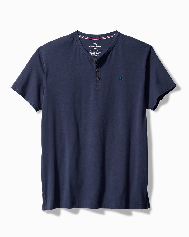 Jersey Short-Sleeve Henley