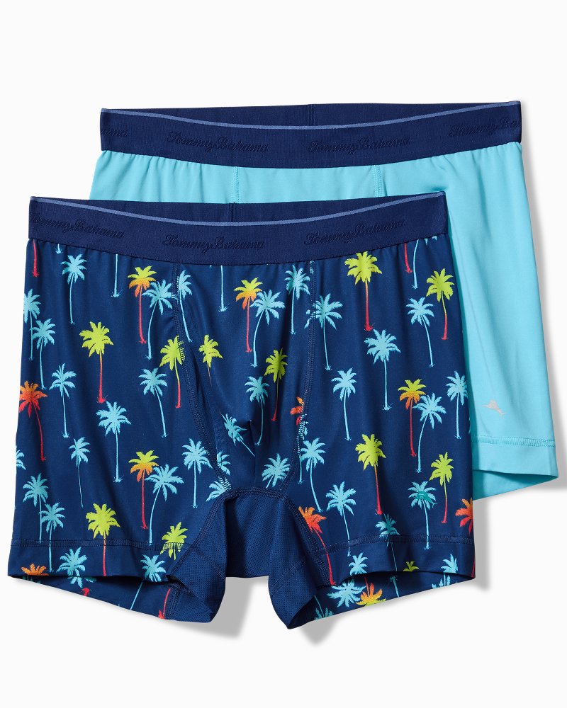 Aloha Print Tech Boxer Briefs - 2-Pack