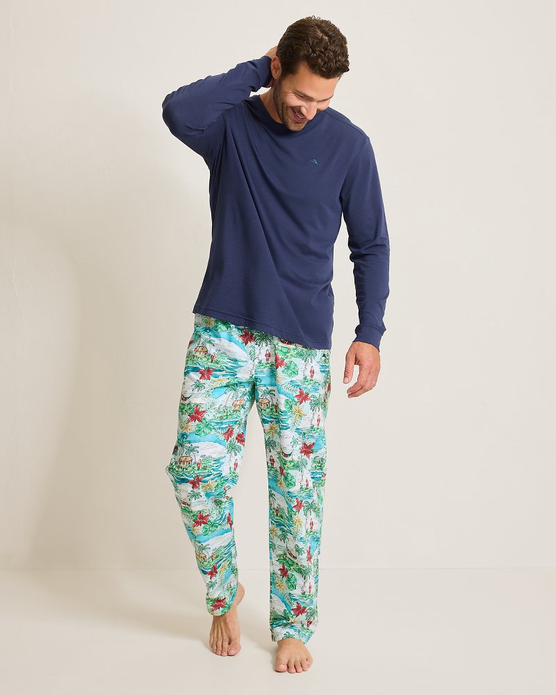 Big & Tall Jersey Long Sleeve & Pants Pajama Set