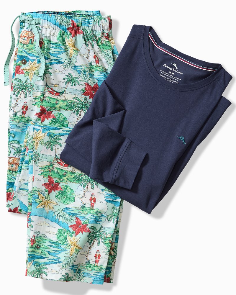 Big & Tall Jersey Long Sleeve & Pants Pajama Set