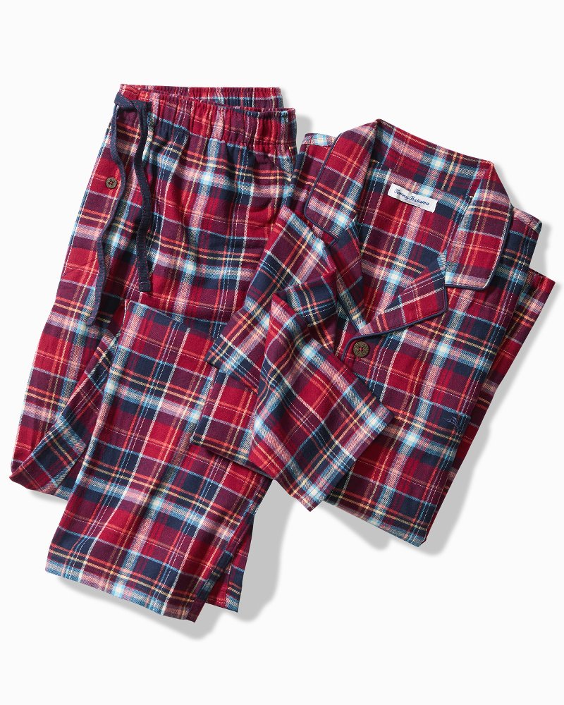 Flannel Long Sleeve & Pants Pajama Set