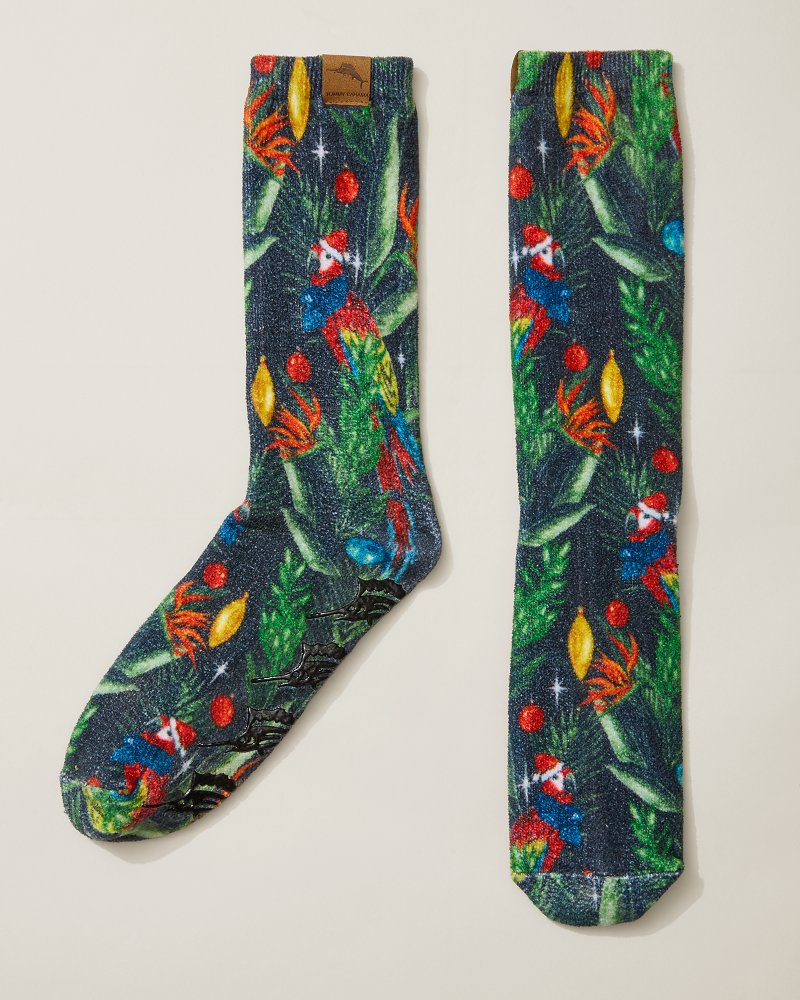 Island Soft® Holiday Parrot Socks