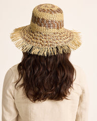 Waverly Frayed Edge Raffia Sun Hat