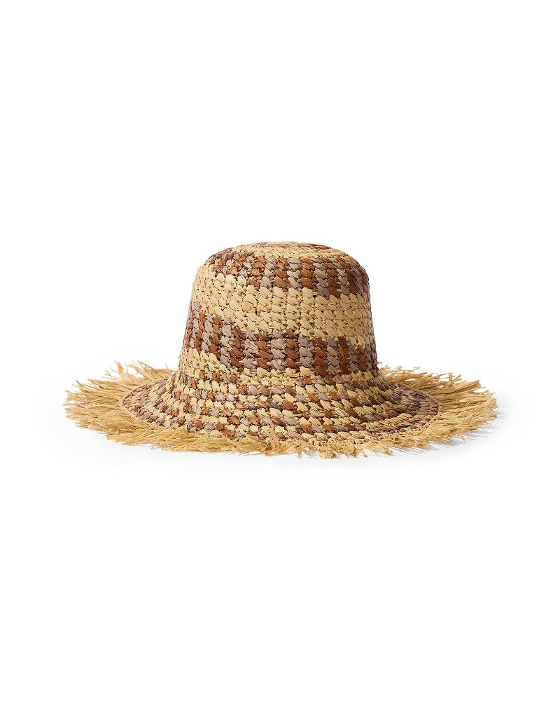 Waverly Frayed Edge Raffia Sun Hat