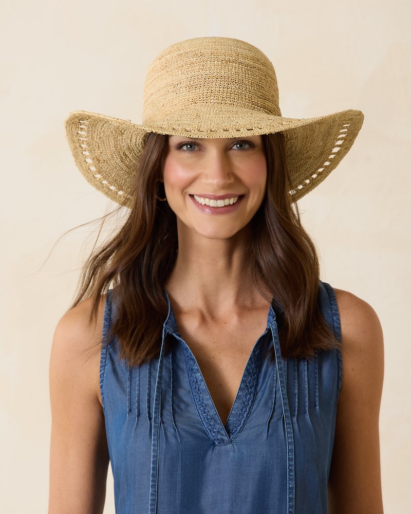 Isla Crochet Raffia Sun Hat