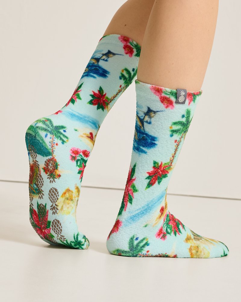 Island Soft® Holiday Santa Socks