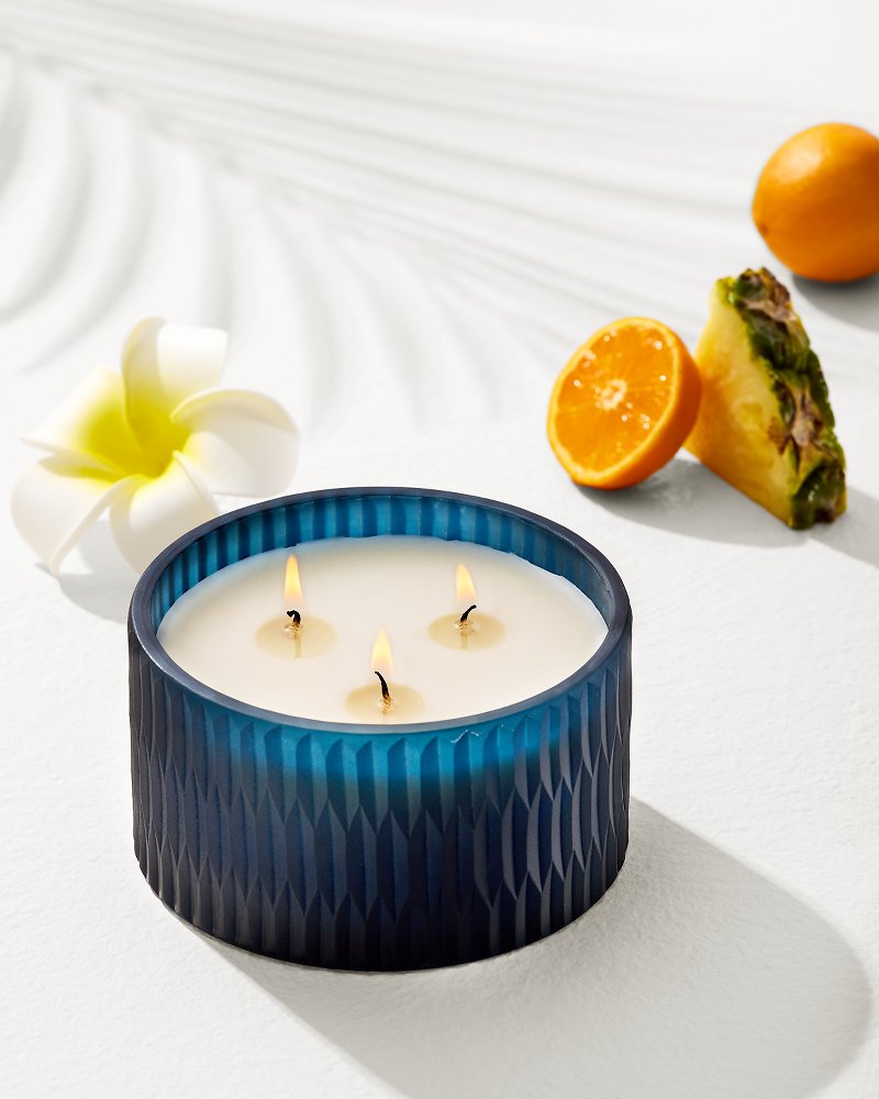 Island Blend 11.3-oz. Cut Glass 3-Wick Candle