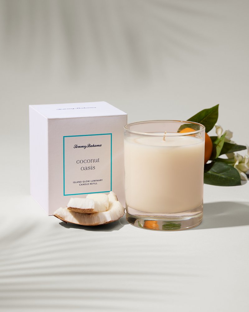 Island Glow Luminary Candle Refill - Coconut Oasis