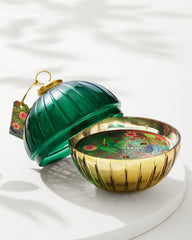 Evergreen 8.5-oz. Etched Ornament Candle