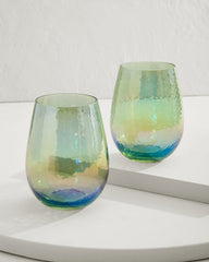 Luster Stemless Wine Glasses — Set of 2