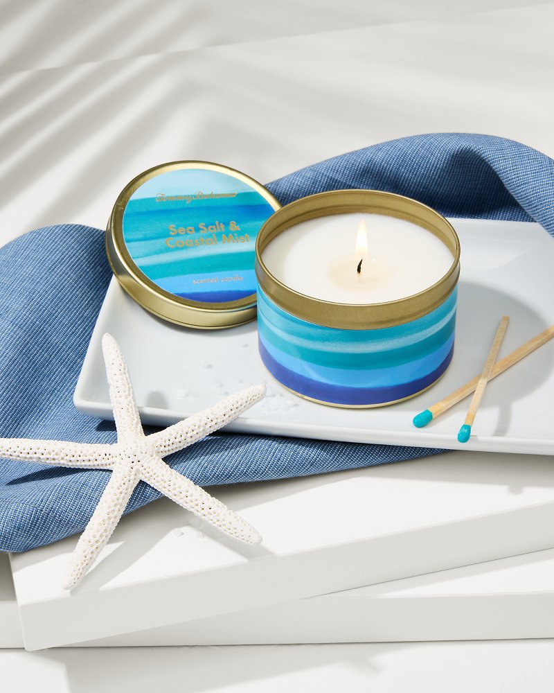 Sea Salt and Coastal Mist 6-oz. Tin Candle