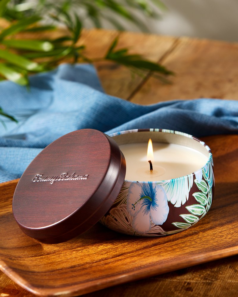 Coconut Oasis Travel Candle Tin