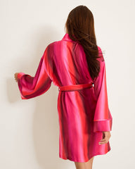 Short Satin Robe