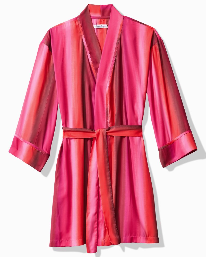 Short Satin Robe