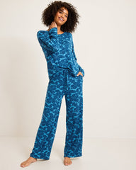 Knit Long Sleeve & Pants Pajama Set