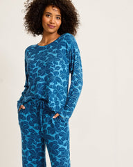 Knit Long Sleeve & Pants Pajama Set